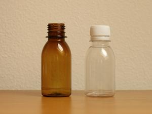 plastová PET fľaša 100 ml závitová